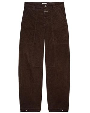 Closed Tapered Trousers - Brown