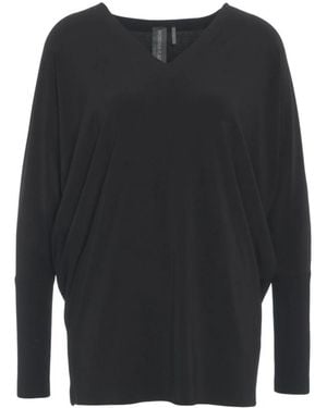 Norma Kamali Long Sleeve Tops - Zwart