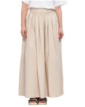 Object Rokken ,Katoen Objpaige Hw Skirt - Naturel
