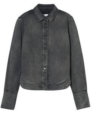 Closed Jassen ,Grijs ,Denim Denim Skjorte