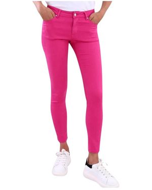 Met Fuchsia Skinny Jeans - Roze