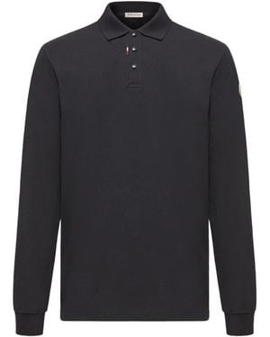 Moncler Polo Shirts - Blu
