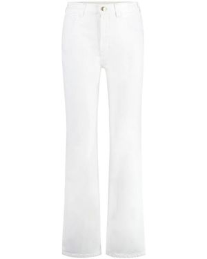 Chloé Vaqueros Boyfriend De Tiro Alto Acampanados, Mujer, Talla - Blanco