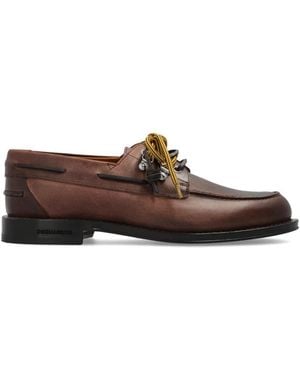 DSquared² Schnürschuhe Aus Leder - Braun