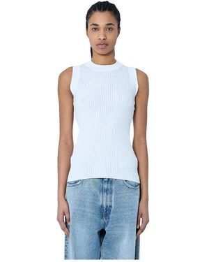 Sportmax Sleeveless Tops - Blue
