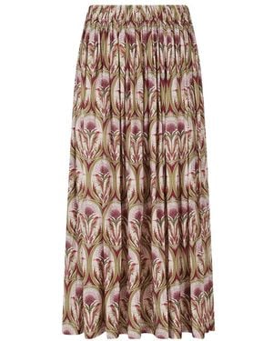 FARM Rio Midi Skirts - Marrón