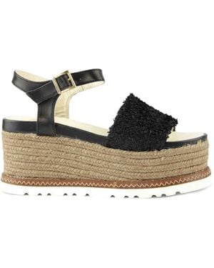 Espadrilles Wedges - Black