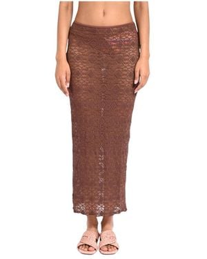 FK Maxi Skirts - Marrón