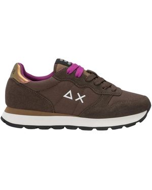 Sun 68 Schoenen ,Bruin ,Leer Ally Solid