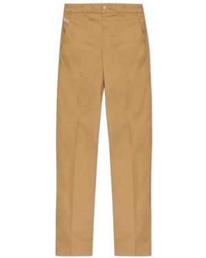 DIESEL Straight Trousers - Natural