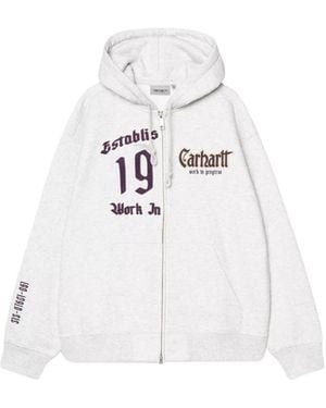 Carhartt Hooded Dual Sweat Jacket - Weiß