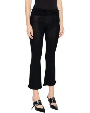 Balenciaga Cropped Trousers - Black