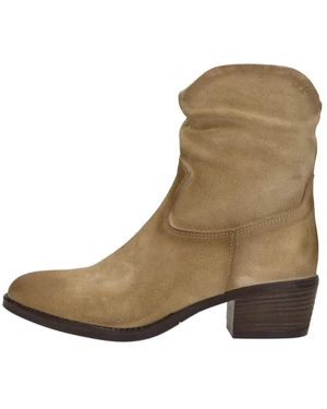 AQA Cowboy Boots - Marron