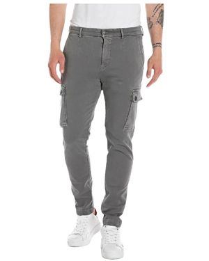 Replay Slim-Fit Trousers - Grey