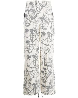 McQueen Wide Trousers - Grey