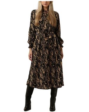 Moves Midi Kleid Lavisa 2608 - Schwarz