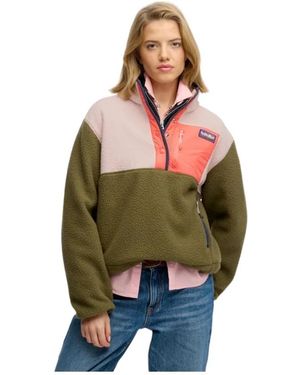 Superdry Colour Block Fleece - Groen