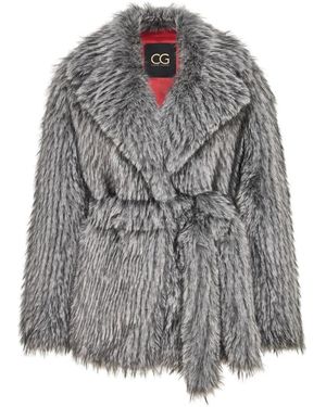 CESARE GASPARI Faux Fur & Shearling Jackets - Gris