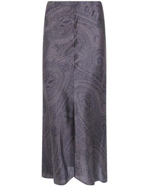 Etro Midi Skirts - Gris