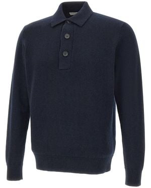 FILIPPO DE LAURENTIIS Round-Neck Knitwear - Blue