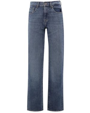 7 For All Mankind Straight Jeans - Azul