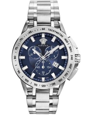 Versace Sport tech cronografo orologio - Metallizzato