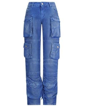 The Attico Essie Lange Hose - Blau