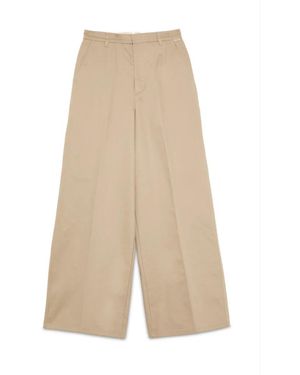Roy Rogers Wide Trousers - Natural