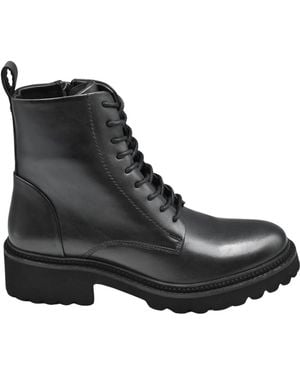 Janet & Janet Lace-Up Boots - Noir