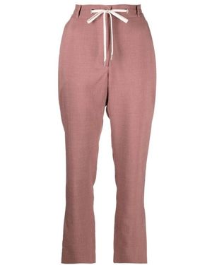 Eleventy Slim-Fit Trousers - Rojo