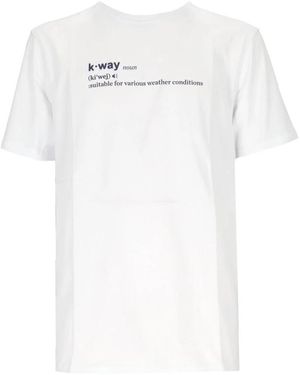 K-Way T-Shirts - Bianco