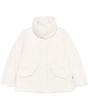 Woolrich Giacca luxury cocoon poliestere - Bianco