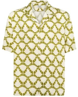Laneus Short Sleeve Shirts - Yellow