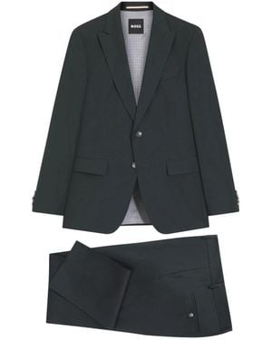 HUGO Single Breasted Suits - Black