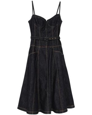 Self-Portrait Midi Dresses - Negro