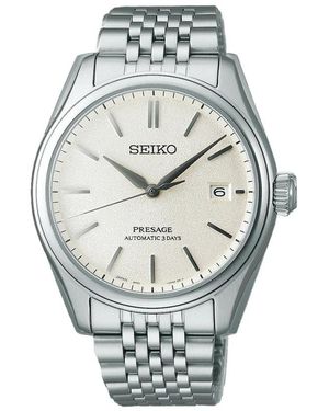 Seiko Accessoires ,Wit ,Presage Classic Automatisch Horloge - Metallic