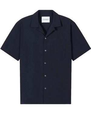 Closed Short Sleeve Shirts - Blu