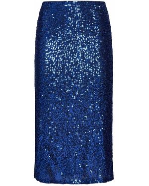 Baum und Pferdgarten Midi Skirts - Blu