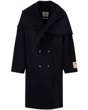 SOLOTRE Double-Breasted Coats - Nero