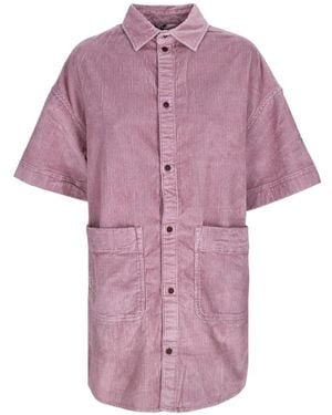 Element Shirt Dresses - Purple