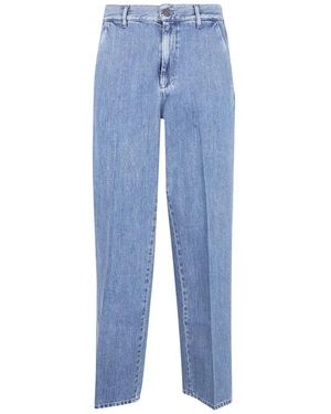 Lardini Straight Jeans - Azul