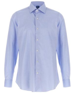 Finamore 1925 Formal Shirts - Blue