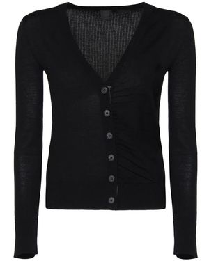 Pinko Schwarzer v-ausschnitt cardigan pullover
