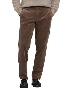 SELECTED Leroy Kris Cord Pant - Braun