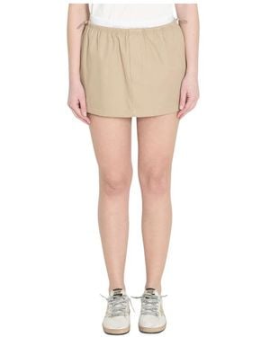 Alexander Wang Minirok Met Trekkoord - Naturel