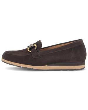 Gabor Schoenen ,Bruin ,Leer Slipper