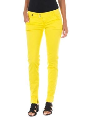 Met Rechte Jeans - Geel