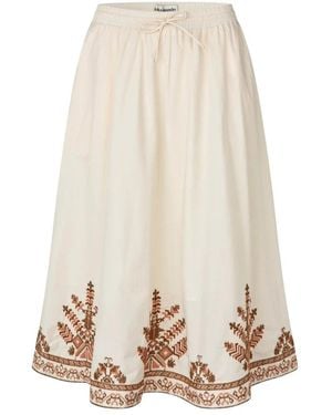 Lolly's Laundry Morningll Midi Rok - Naturel
