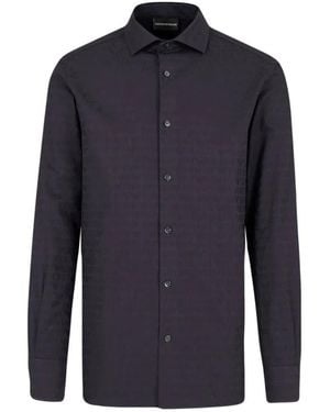 Emporio Armani Casual Shirts - Blu
