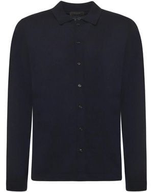 Zanone Blauw Overhemd Camicia Stijlvol Model